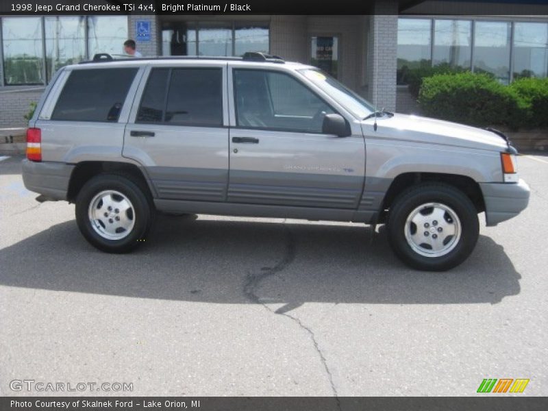Bright Platinum / Black 1998 Jeep Grand Cherokee TSi 4x4