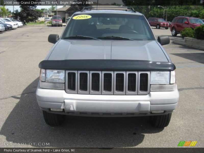 Bright Platinum / Black 1998 Jeep Grand Cherokee TSi 4x4