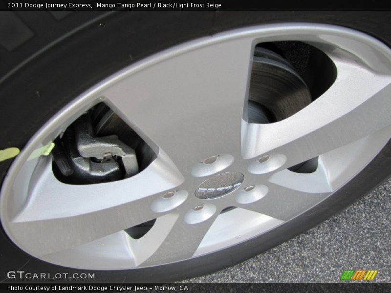 Mango Tango Pearl / Black/Light Frost Beige 2011 Dodge Journey Express
