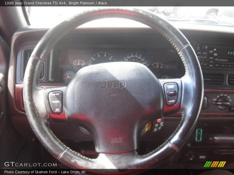 Bright Platinum / Black 1998 Jeep Grand Cherokee TSi 4x4
