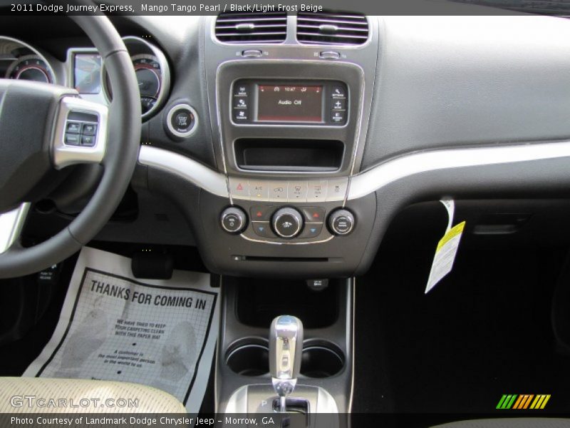 Mango Tango Pearl / Black/Light Frost Beige 2011 Dodge Journey Express