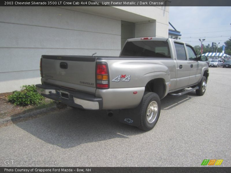 Light Pewter Metallic / Dark Charcoal 2003 Chevrolet Silverado 3500 LT Crew Cab 4x4 Dually