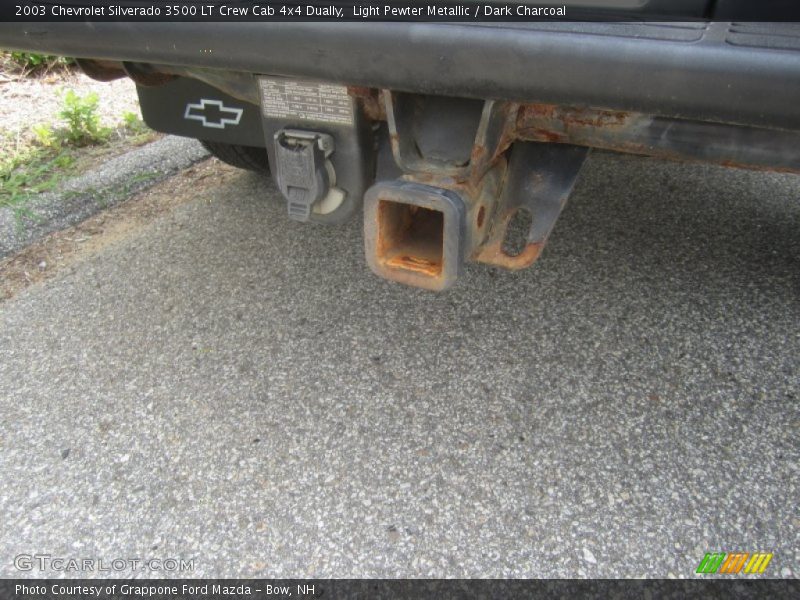 Light Pewter Metallic / Dark Charcoal 2003 Chevrolet Silverado 3500 LT Crew Cab 4x4 Dually