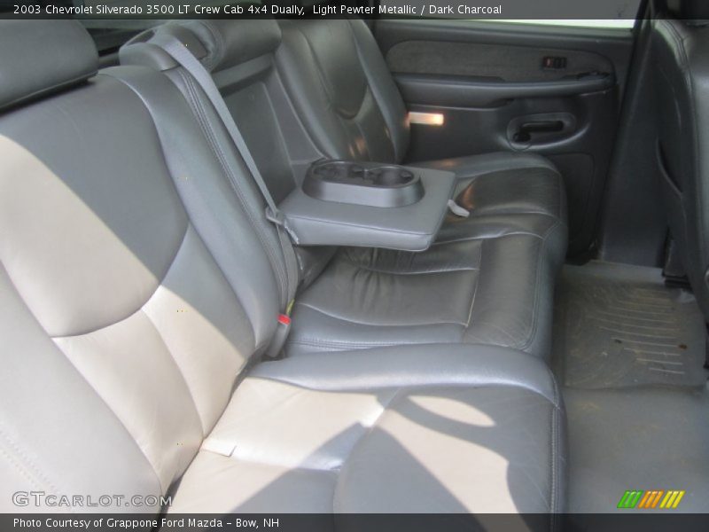 Light Pewter Metallic / Dark Charcoal 2003 Chevrolet Silverado 3500 LT Crew Cab 4x4 Dually