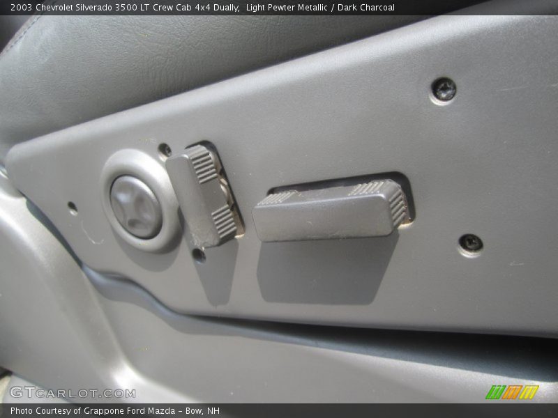 Light Pewter Metallic / Dark Charcoal 2003 Chevrolet Silverado 3500 LT Crew Cab 4x4 Dually