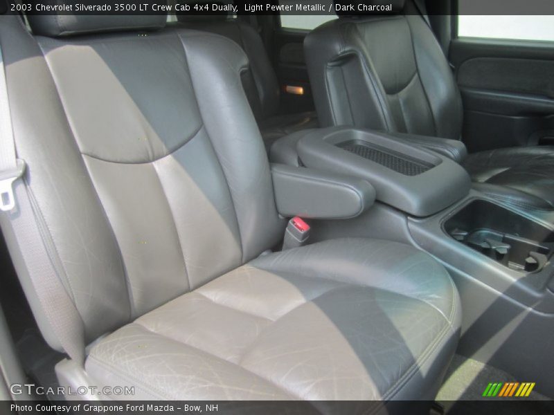 Light Pewter Metallic / Dark Charcoal 2003 Chevrolet Silverado 3500 LT Crew Cab 4x4 Dually