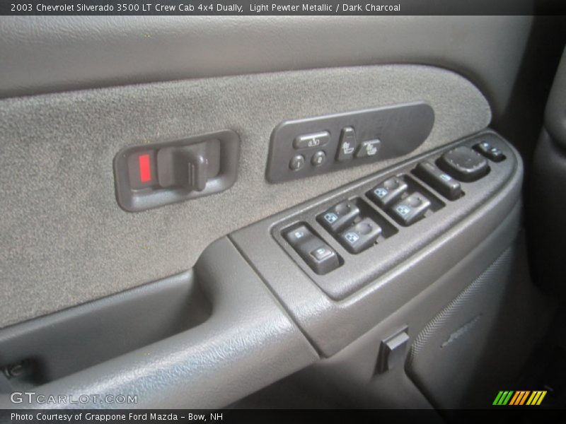Light Pewter Metallic / Dark Charcoal 2003 Chevrolet Silverado 3500 LT Crew Cab 4x4 Dually
