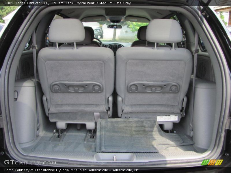 Brilliant Black Crystal Pearl / Medium Slate Gray 2005 Dodge Caravan SXT