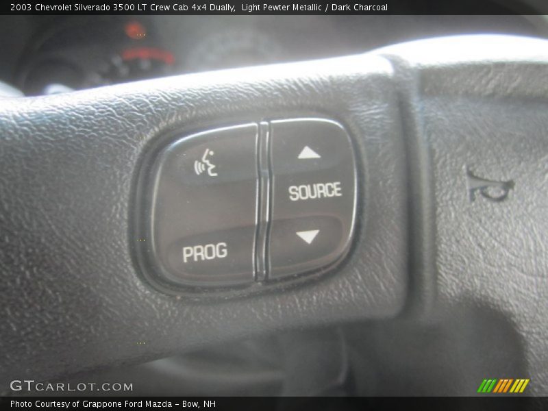 Light Pewter Metallic / Dark Charcoal 2003 Chevrolet Silverado 3500 LT Crew Cab 4x4 Dually