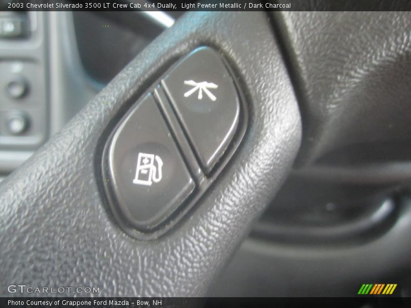 Light Pewter Metallic / Dark Charcoal 2003 Chevrolet Silverado 3500 LT Crew Cab 4x4 Dually