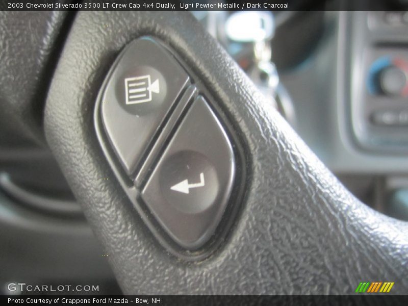 Light Pewter Metallic / Dark Charcoal 2003 Chevrolet Silverado 3500 LT Crew Cab 4x4 Dually