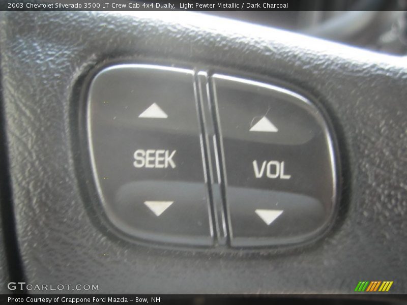 Light Pewter Metallic / Dark Charcoal 2003 Chevrolet Silverado 3500 LT Crew Cab 4x4 Dually