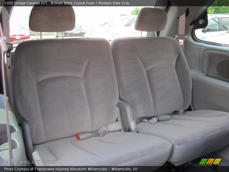 Brilliant Black Crystal Pearl / Medium Slate Gray 2005 Dodge Caravan SXT
