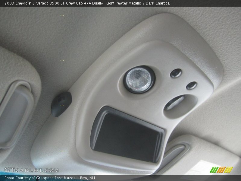 Light Pewter Metallic / Dark Charcoal 2003 Chevrolet Silverado 3500 LT Crew Cab 4x4 Dually