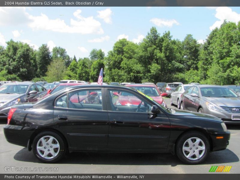 Black Obsidian / Gray 2004 Hyundai Elantra GLS Sedan