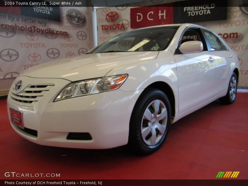 Super White / Ash 2009 Toyota Camry LE