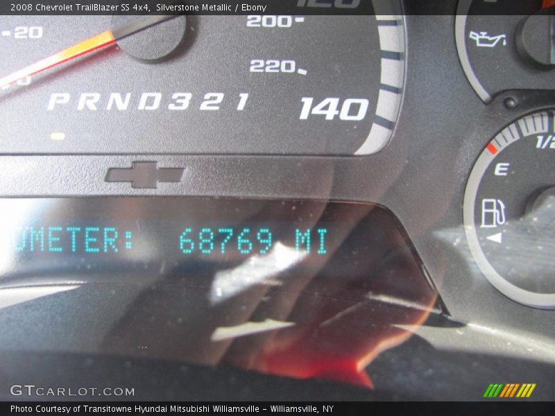 Silverstone Metallic / Ebony 2008 Chevrolet TrailBlazer SS 4x4