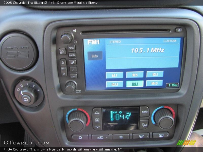 Silverstone Metallic / Ebony 2008 Chevrolet TrailBlazer SS 4x4