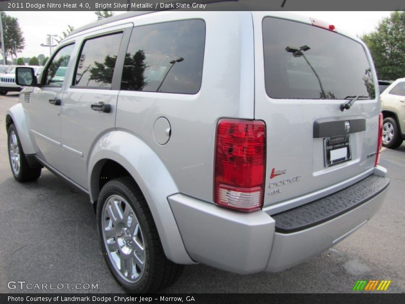 Bright Silver Metallic / Dark Slate Gray 2011 Dodge Nitro Heat 4.0