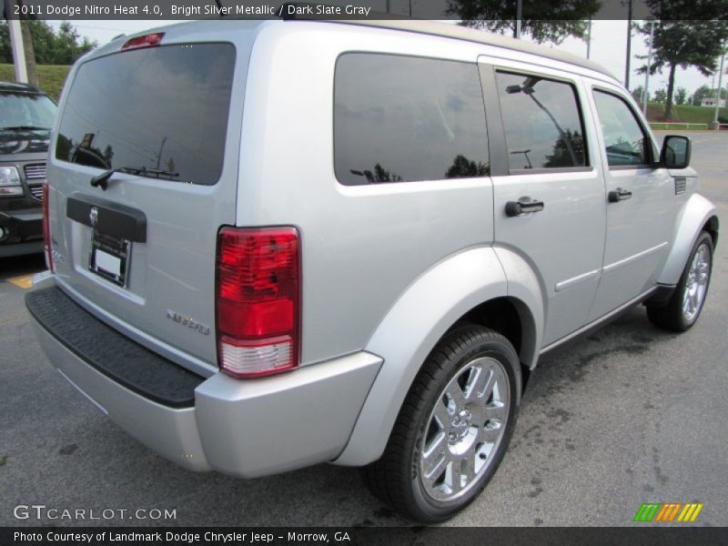 Bright Silver Metallic / Dark Slate Gray 2011 Dodge Nitro Heat 4.0