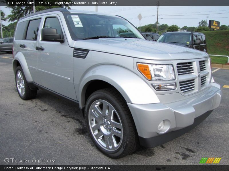 Bright Silver Metallic / Dark Slate Gray 2011 Dodge Nitro Heat 4.0