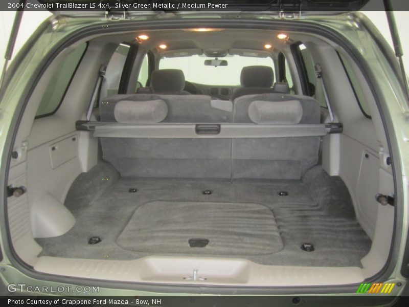 Silver Green Metallic / Medium Pewter 2004 Chevrolet TrailBlazer LS 4x4