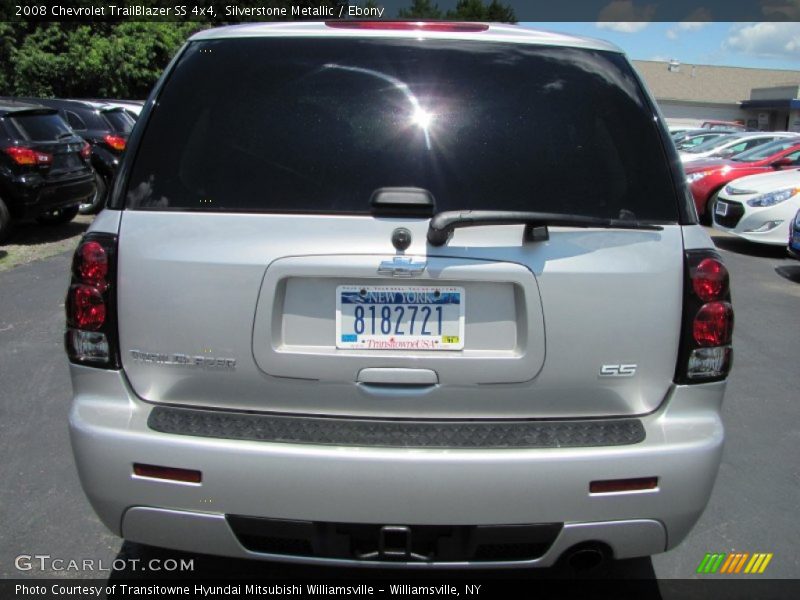 Silverstone Metallic / Ebony 2008 Chevrolet TrailBlazer SS 4x4