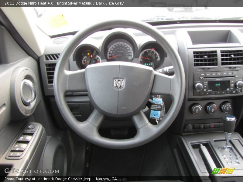 Bright Silver Metallic / Dark Slate Gray 2011 Dodge Nitro Heat 4.0