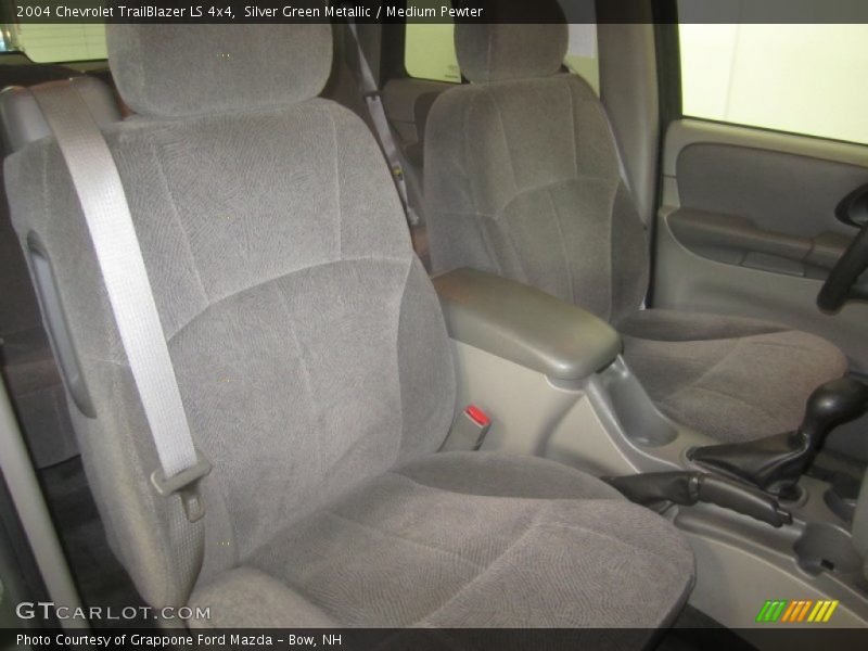Silver Green Metallic / Medium Pewter 2004 Chevrolet TrailBlazer LS 4x4
