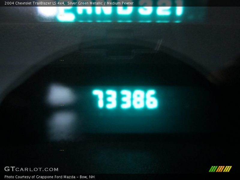 Silver Green Metallic / Medium Pewter 2004 Chevrolet TrailBlazer LS 4x4
