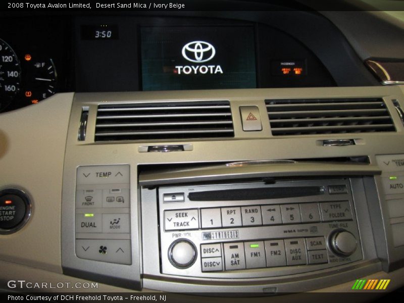 Desert Sand Mica / Ivory Beige 2008 Toyota Avalon Limited