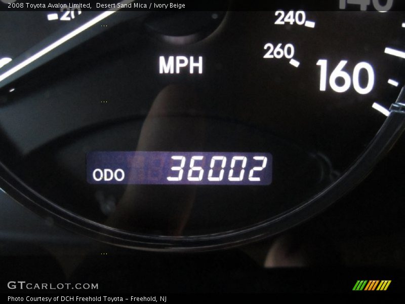 Desert Sand Mica / Ivory Beige 2008 Toyota Avalon Limited