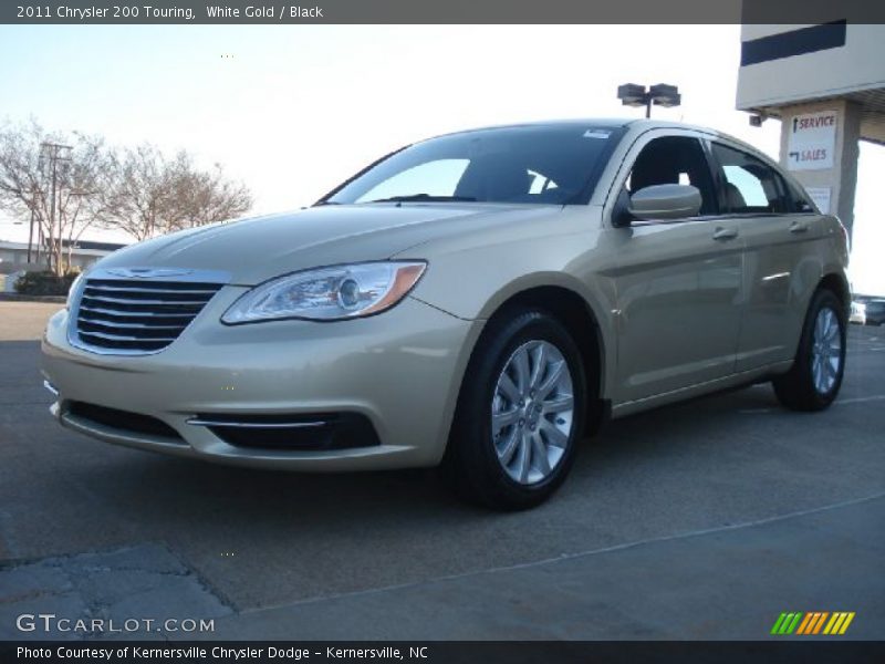 White Gold / Black 2011 Chrysler 200 Touring