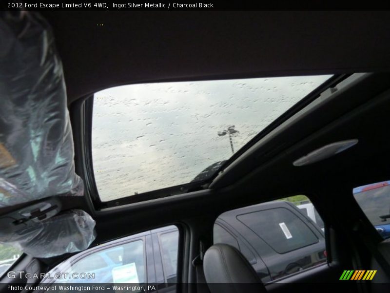Ingot Silver Metallic / Charcoal Black 2012 Ford Escape Limited V6 4WD