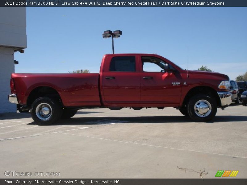 Deep Cherry Red Crystal Pearl / Dark Slate Gray/Medium Graystone 2011 Dodge Ram 3500 HD ST Crew Cab 4x4 Dually