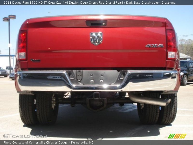 Deep Cherry Red Crystal Pearl / Dark Slate Gray/Medium Graystone 2011 Dodge Ram 3500 HD ST Crew Cab 4x4 Dually