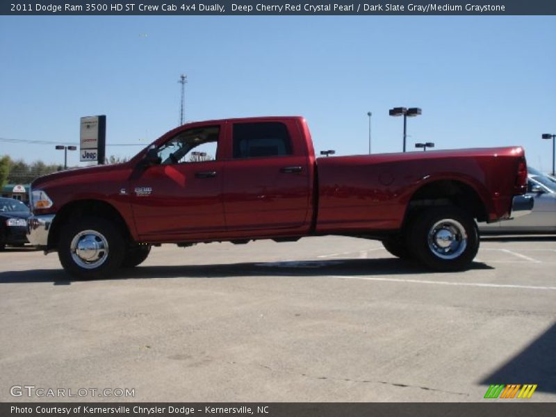 Deep Cherry Red Crystal Pearl / Dark Slate Gray/Medium Graystone 2011 Dodge Ram 3500 HD ST Crew Cab 4x4 Dually