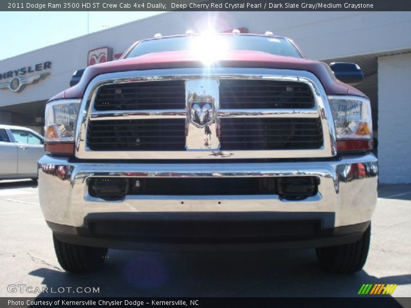 Deep Cherry Red Crystal Pearl / Dark Slate Gray/Medium Graystone 2011 Dodge Ram 3500 HD ST Crew Cab 4x4 Dually