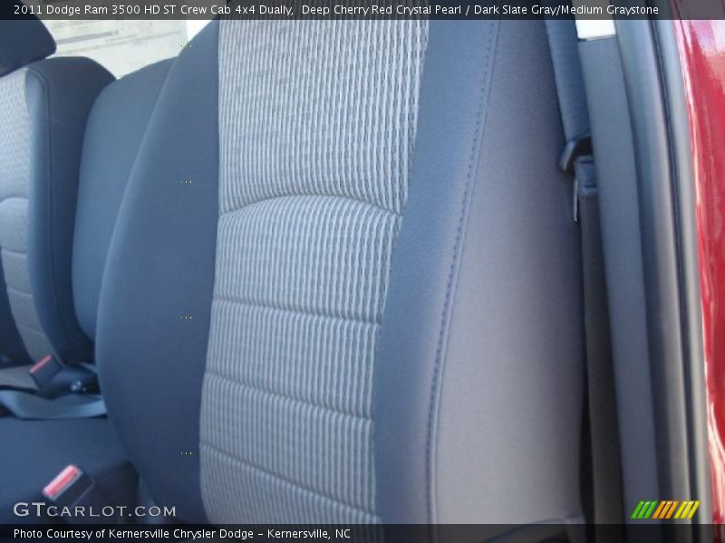 Deep Cherry Red Crystal Pearl / Dark Slate Gray/Medium Graystone 2011 Dodge Ram 3500 HD ST Crew Cab 4x4 Dually