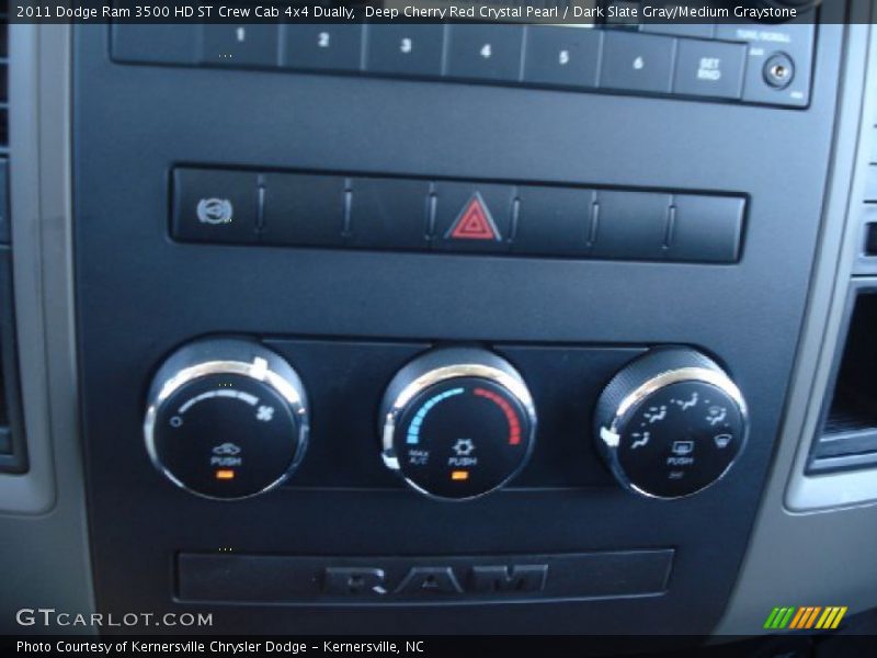 Deep Cherry Red Crystal Pearl / Dark Slate Gray/Medium Graystone 2011 Dodge Ram 3500 HD ST Crew Cab 4x4 Dually