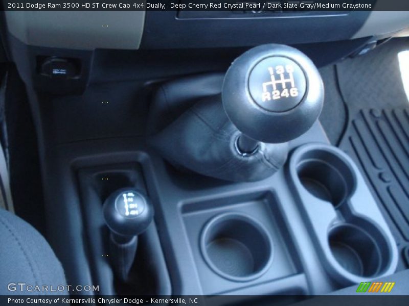 Deep Cherry Red Crystal Pearl / Dark Slate Gray/Medium Graystone 2011 Dodge Ram 3500 HD ST Crew Cab 4x4 Dually