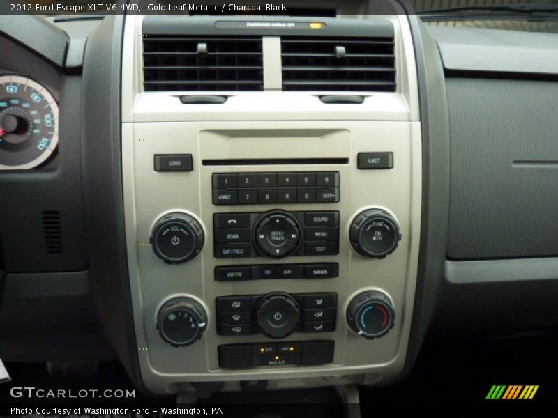 Controls of 2012 Escape XLT V6 4WD