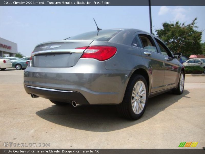 Tungsten Metallic / Black/Light Frost Beige 2011 Chrysler 200 Limited