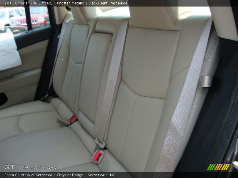 Tungsten Metallic / Black/Light Frost Beige 2011 Chrysler 200 Limited