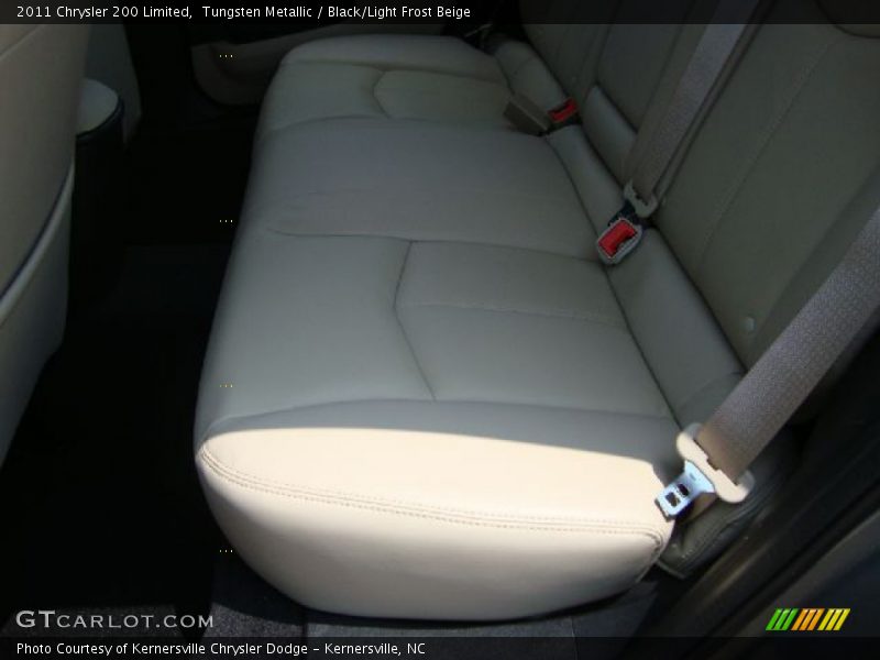 Tungsten Metallic / Black/Light Frost Beige 2011 Chrysler 200 Limited
