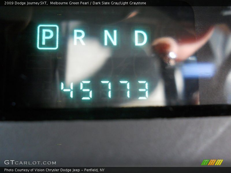 Melbourne Green Pearl / Dark Slate Gray/Light Graystone 2009 Dodge Journey SXT