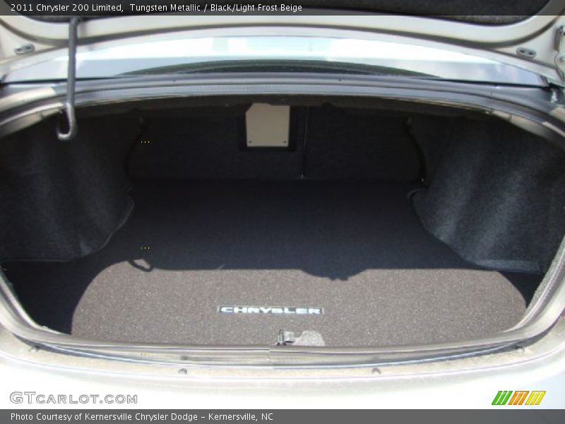 Tungsten Metallic / Black/Light Frost Beige 2011 Chrysler 200 Limited