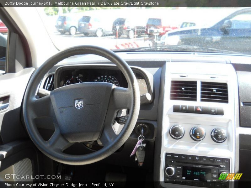 Melbourne Green Pearl / Dark Slate Gray/Light Graystone 2009 Dodge Journey SXT