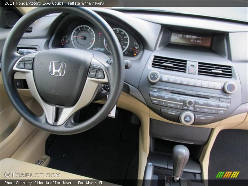 Dashboard of 2011 Accord LX-S Coupe