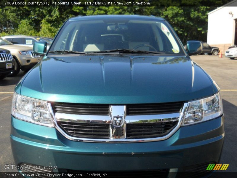 Melbourne Green Pearl / Dark Slate Gray/Light Graystone 2009 Dodge Journey SXT